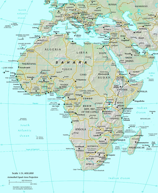 Map Of Africa Map Africa Atlas